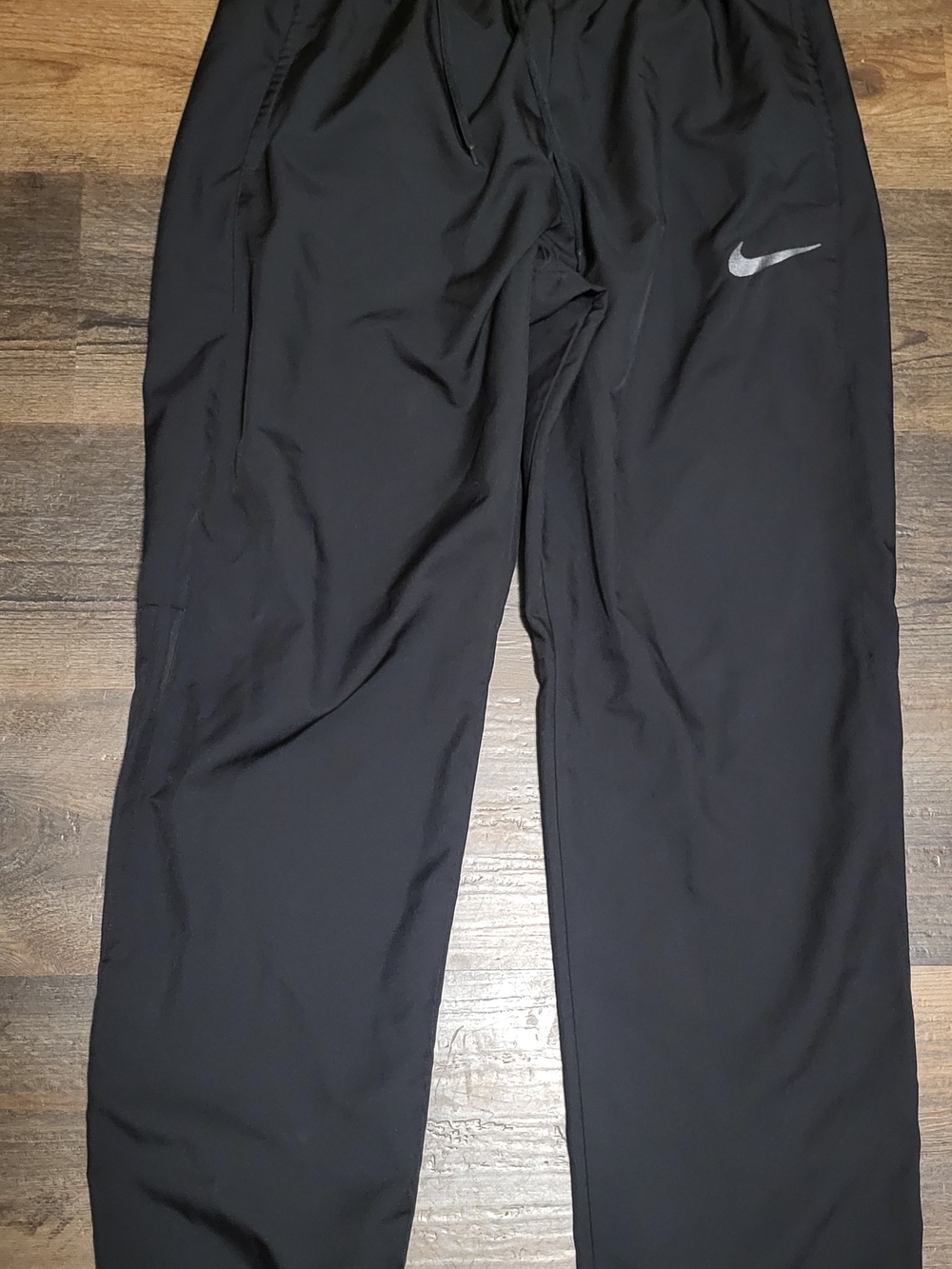 Nike Black Jogger Pants with Reflective Swoosh